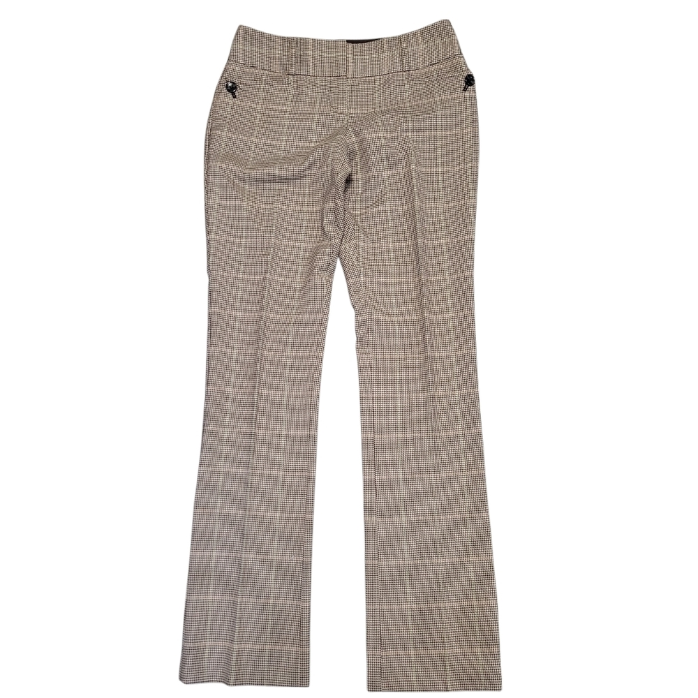 The Limited Cassidy Fit Brown Houndstooth Dress Pants Size 0